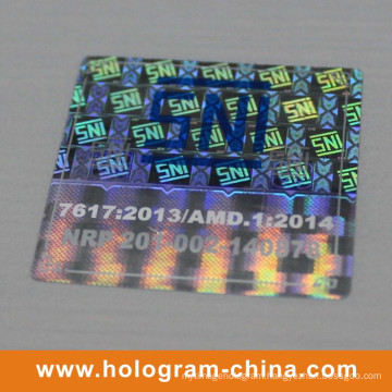 Custom 3D Hologram Laser Texture Anti-Fake Stickers